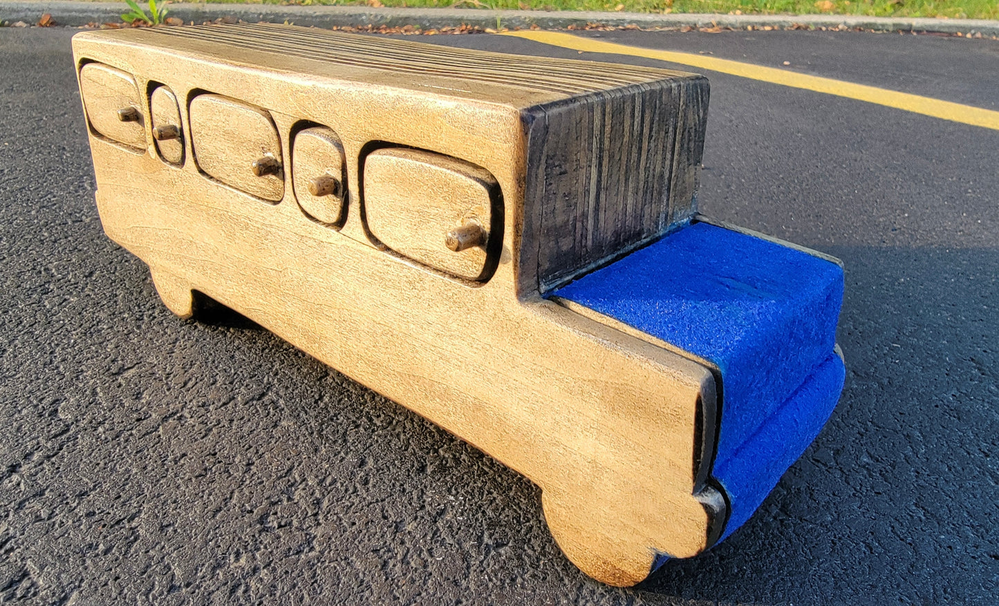 School Bus Bandsaw box